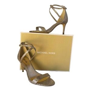👡⚡185⚡👡 Michael Kors Sand Heels BRAND NEW